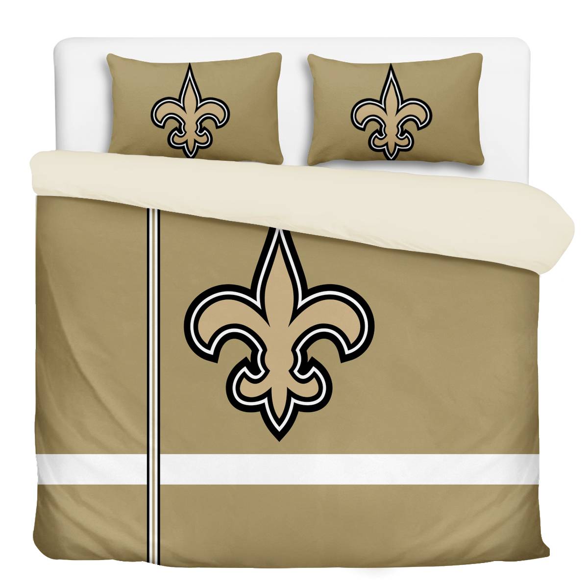 New Orleans Saints 3-Piece Full Bedding 002